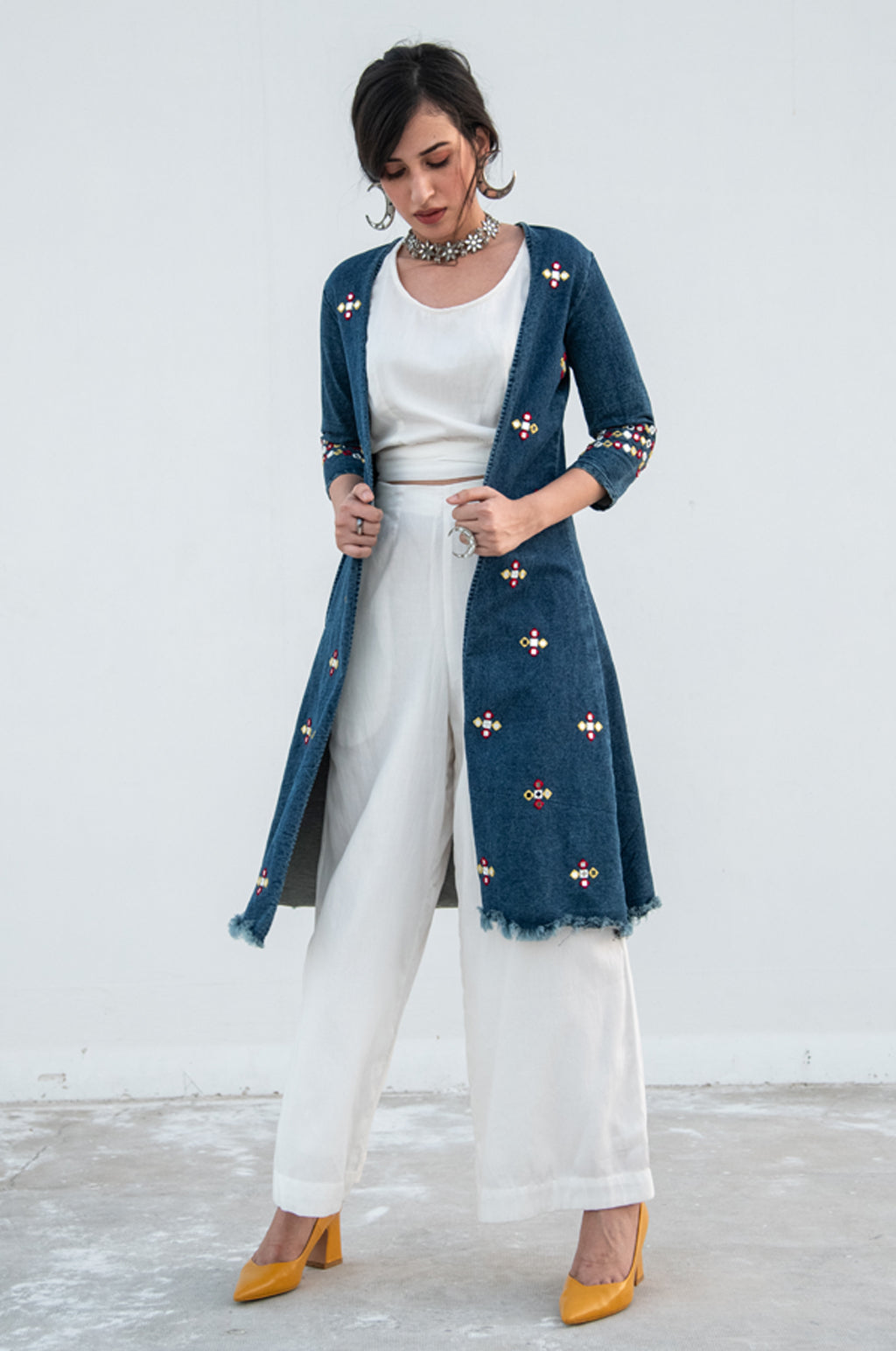Jessica Simpson Pixie Long Sleeve Classic Denim Jacket | Dillard's